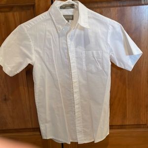 Boys size 10 Arrow white short sleeve shirt